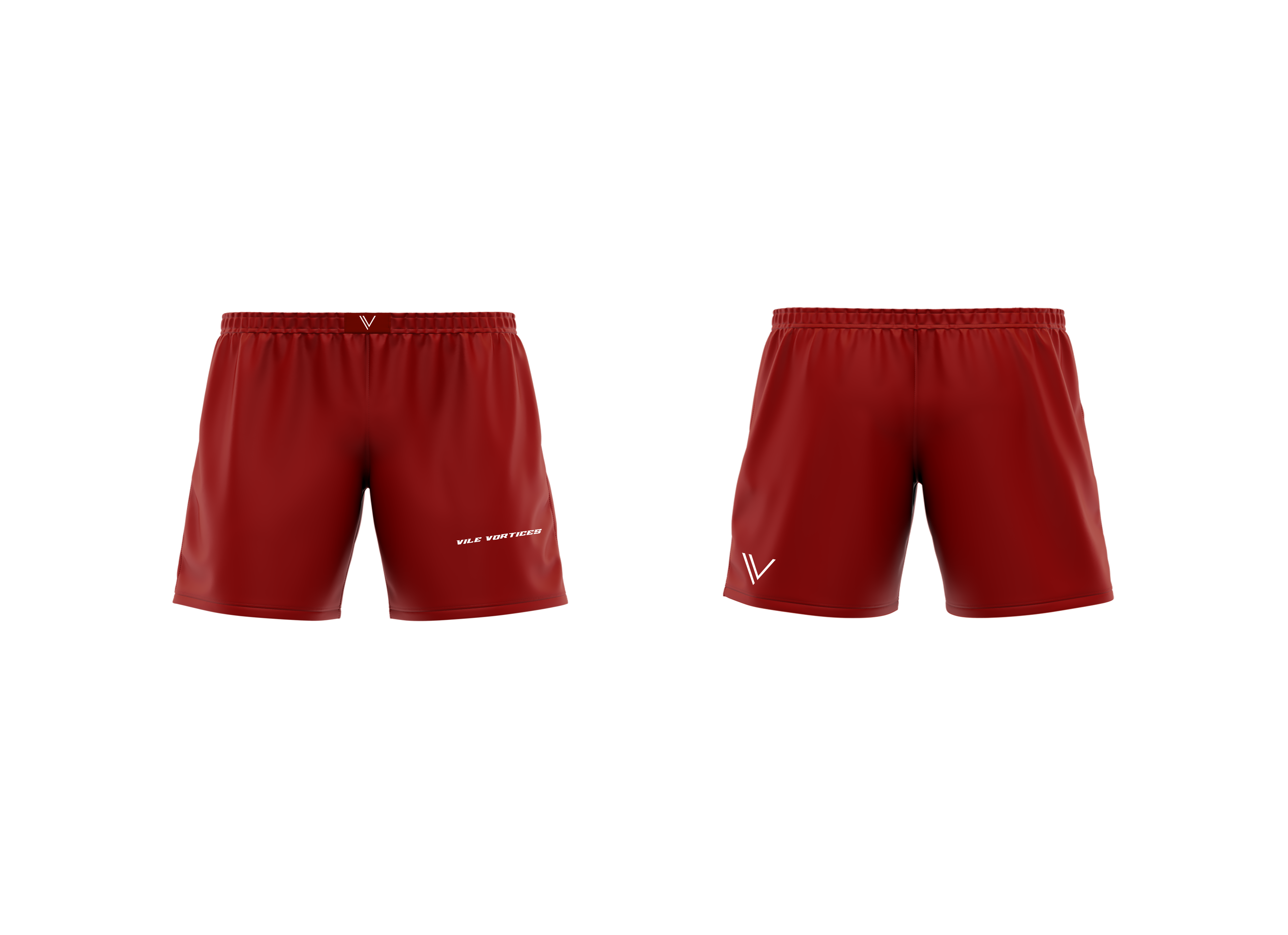 Crimson Grapple Shorts