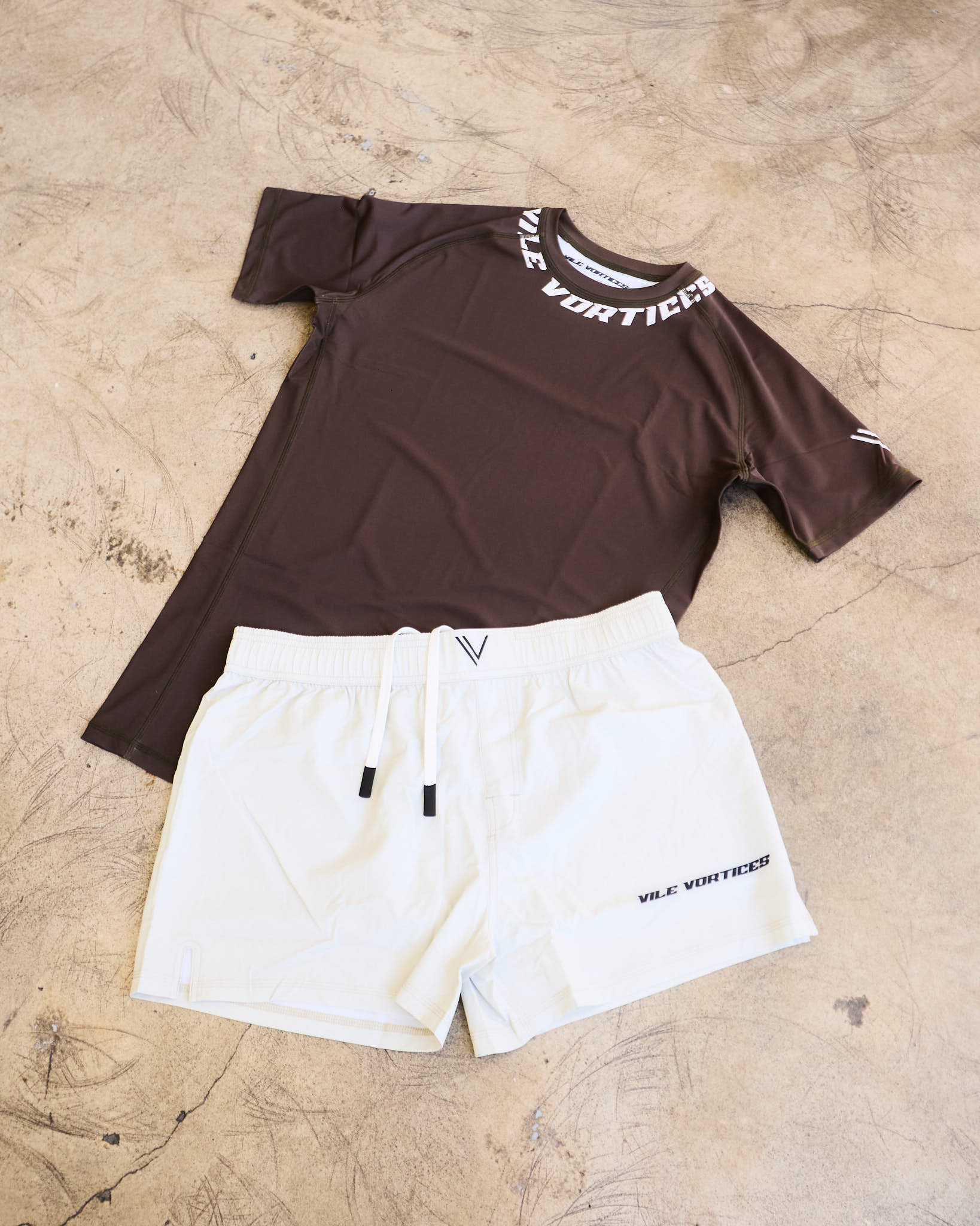 Beige Grapple Shorts Ultra Light Weight