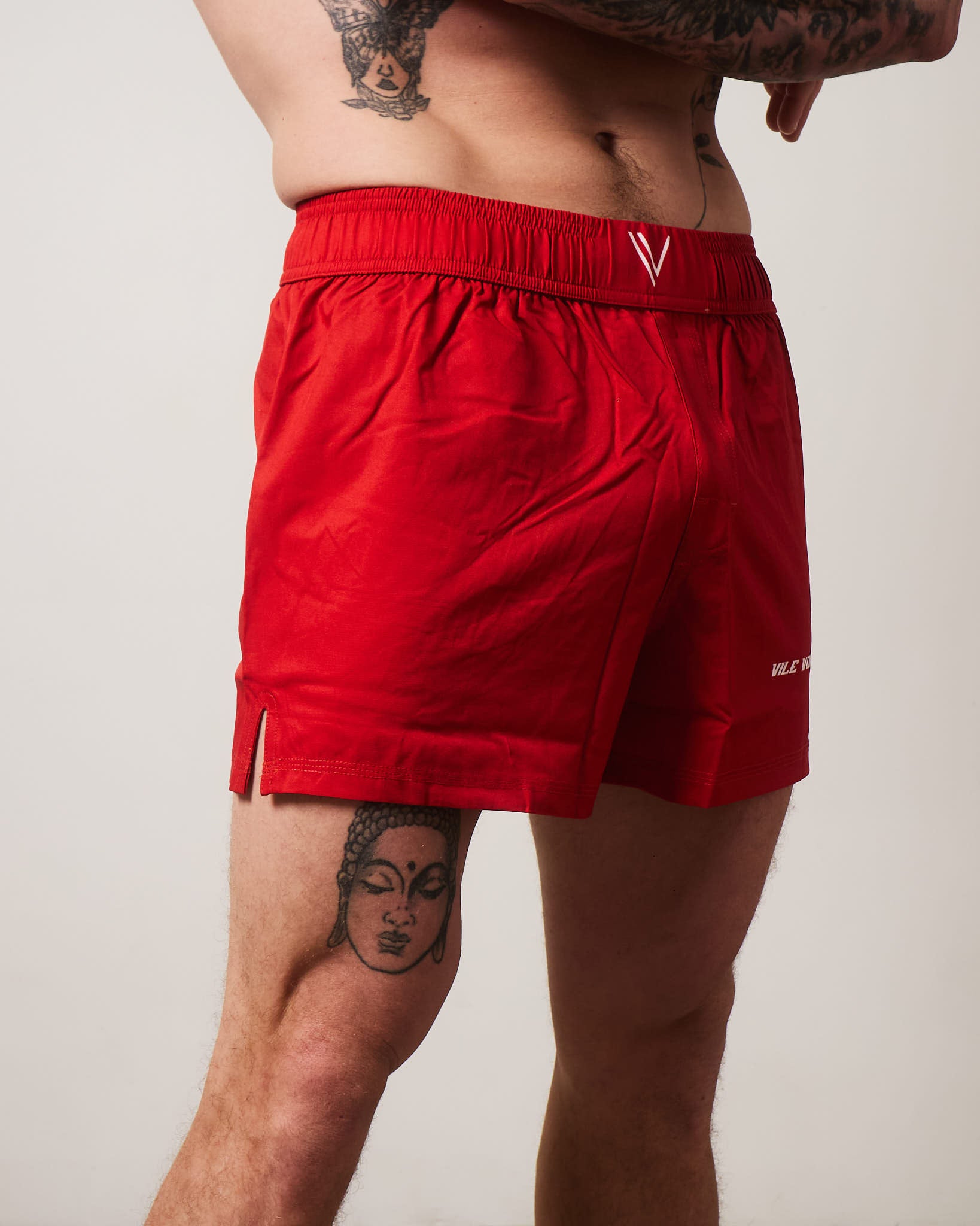 Crimson Grapple Shorts
