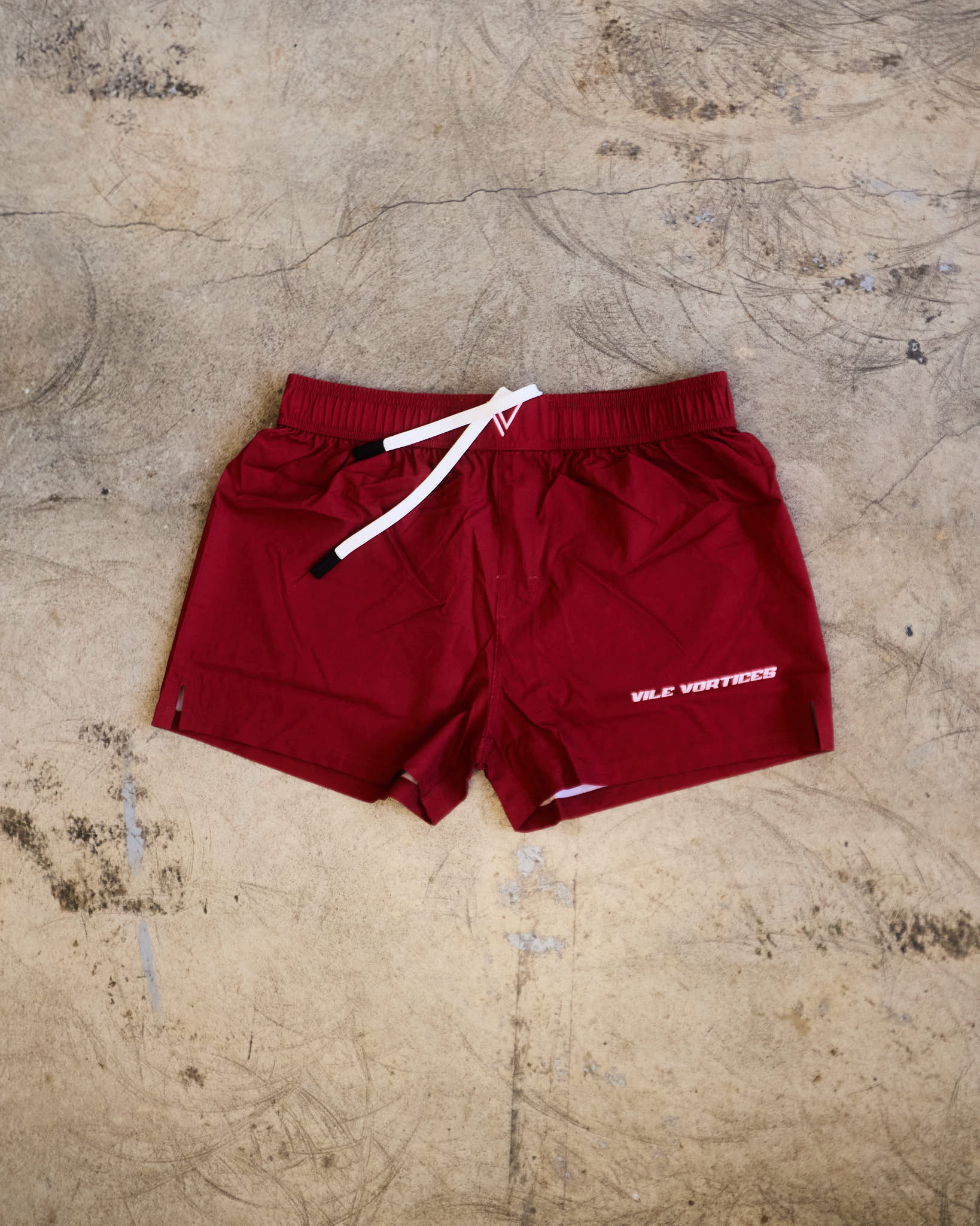 Deep Red Grapple Shorts Light Weight