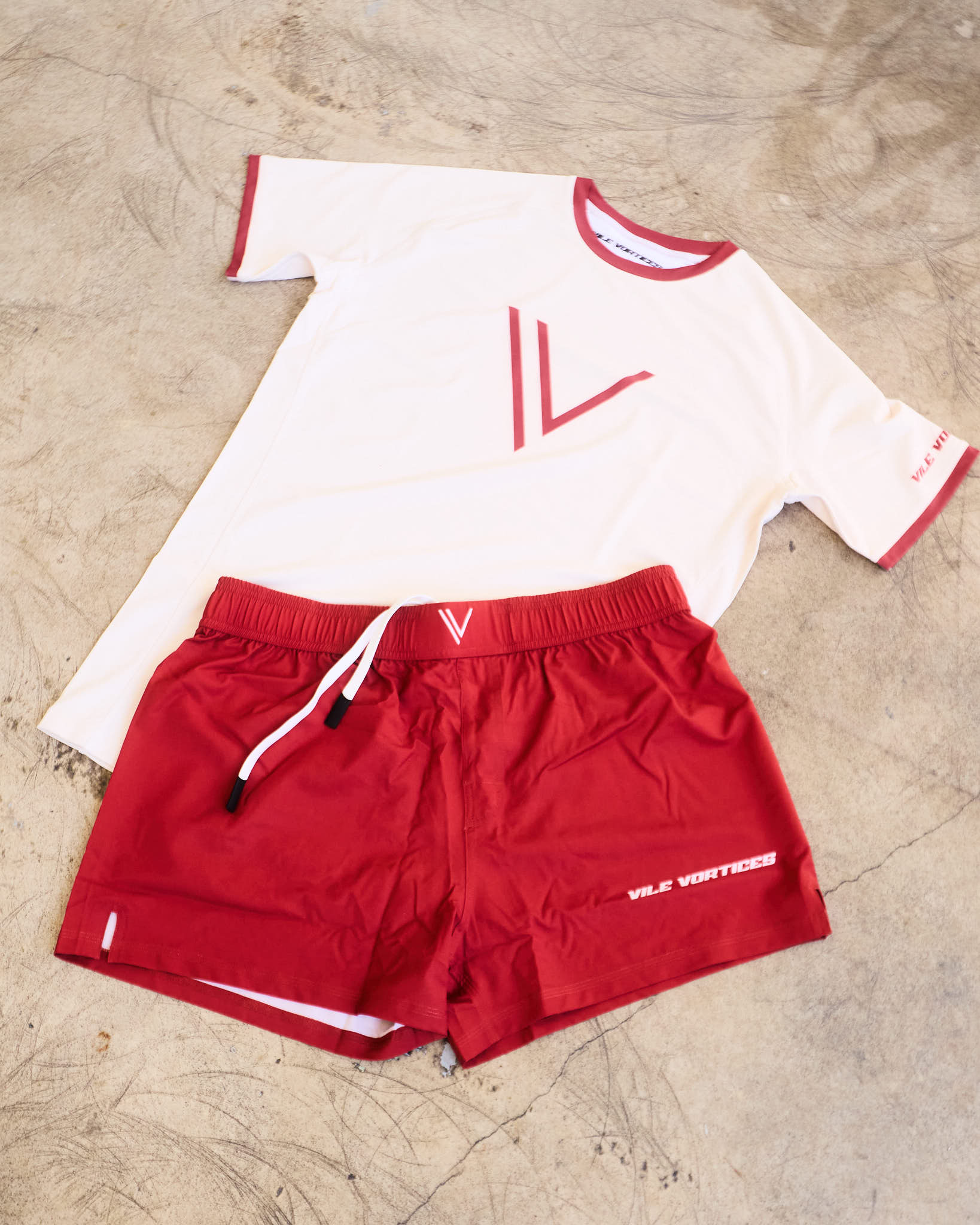 Crimson Grapple Shorts