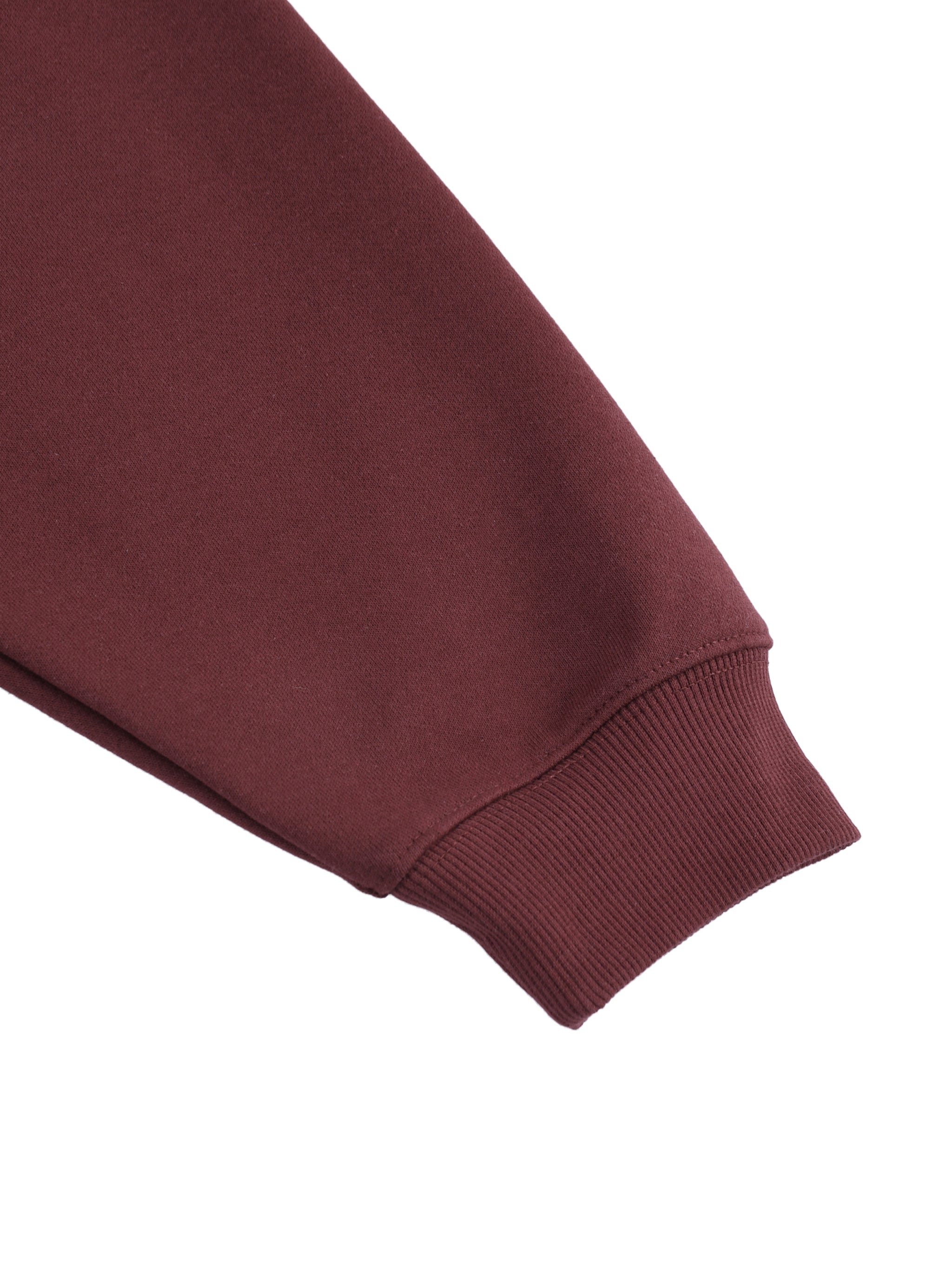 Unisex Boxy Dull Red Heavyweight Drop-Shoulder Hoodie