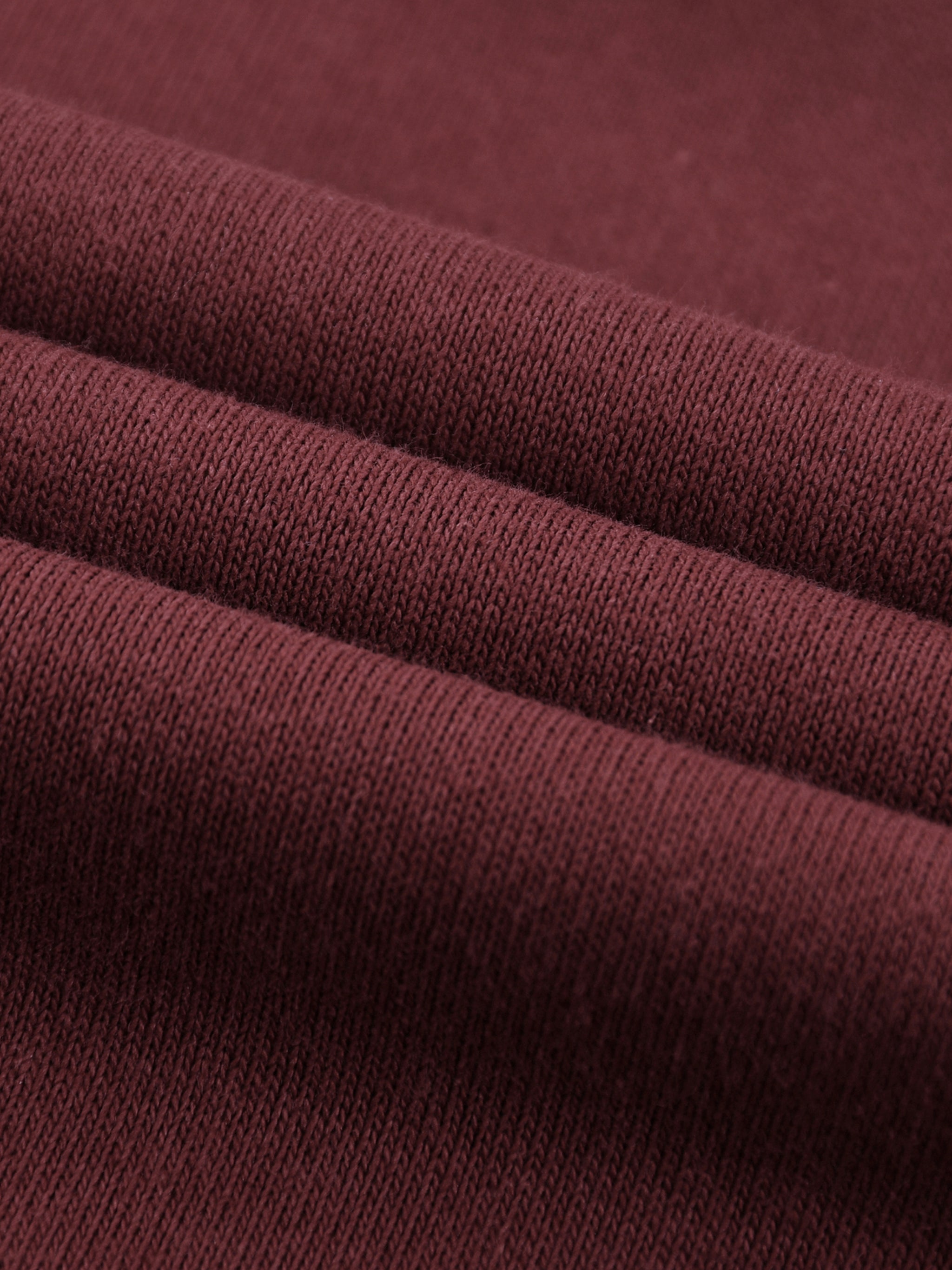 Unisex Boxy Dull Red Heavyweight Drop-Shoulder Hoodie