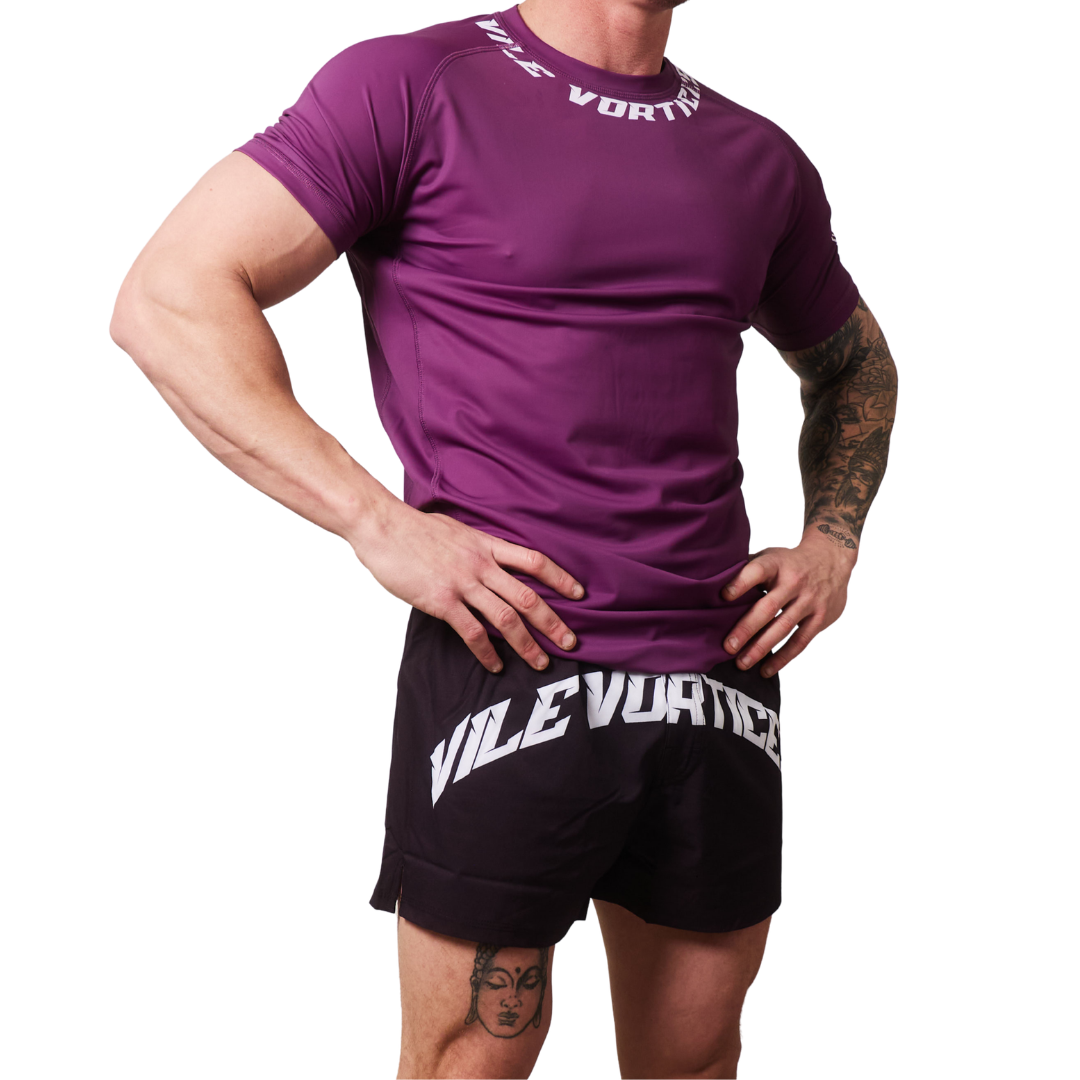Purple Curve Rashguard