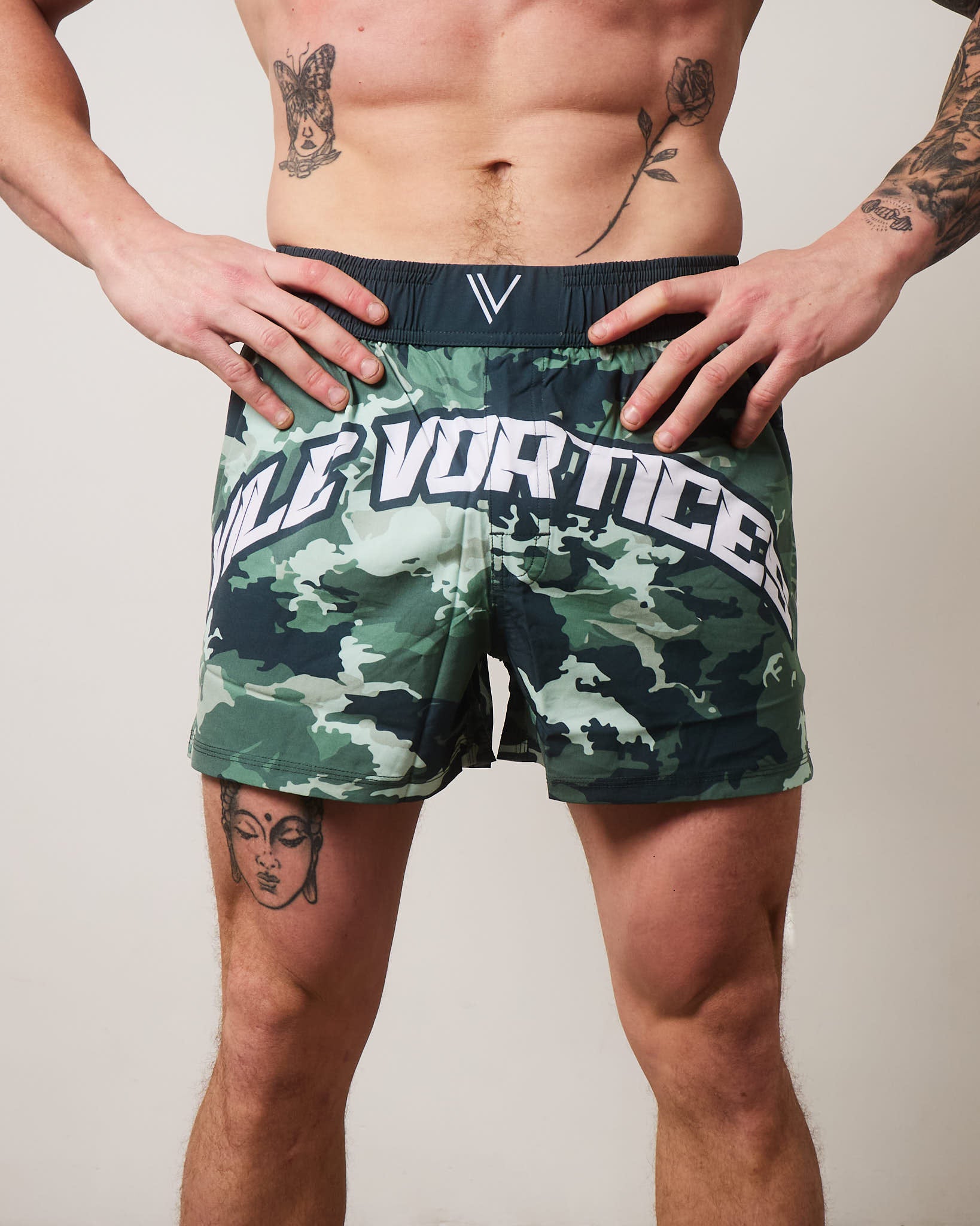 Forest Camo Arc Grapple Shorts Ultra Light Weight