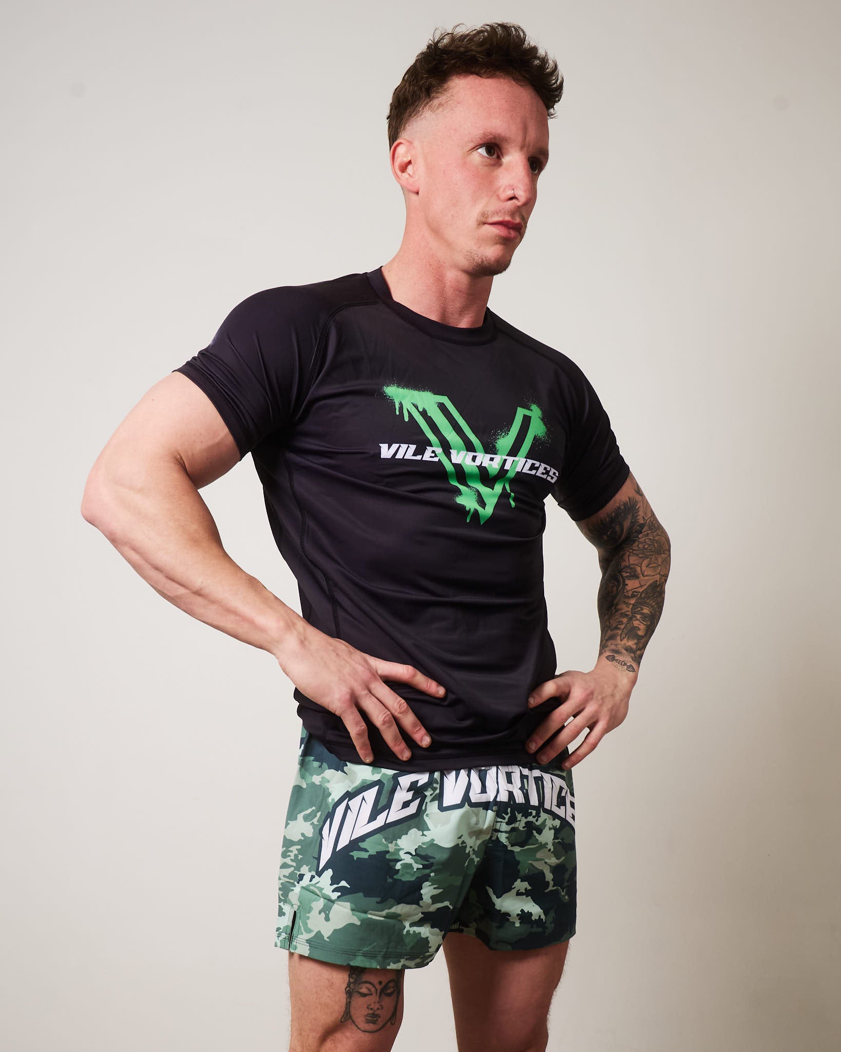 Forest Camo Arc Grapple Shorts