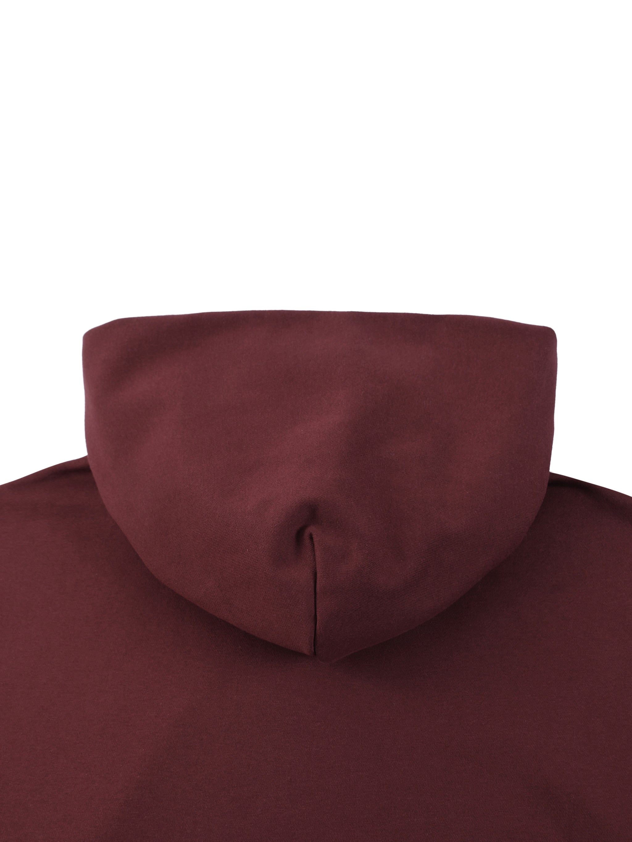 Unisex Boxy Dull Red Heavyweight Drop-Shoulder Hoodie
